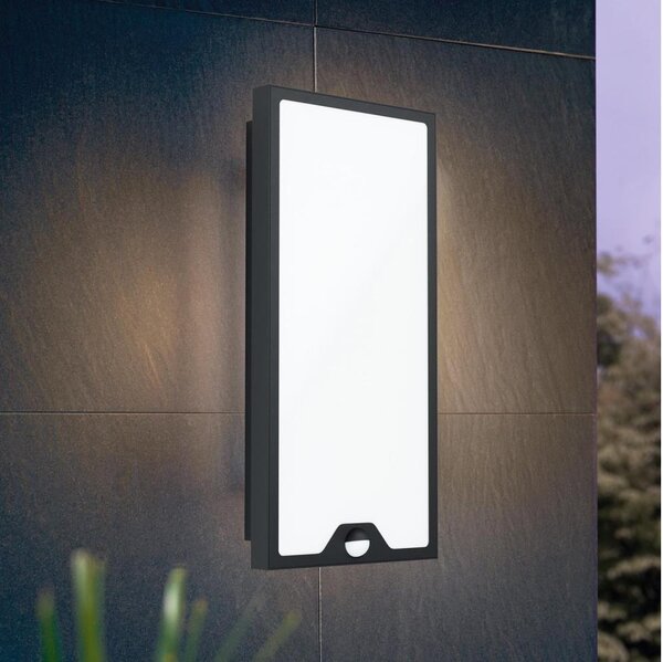 Aplică LED de exterior cu senzor CASAZZA LED/16W/230V IP44 Eglo 99521