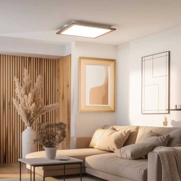 Eglo - Panou LED aplicat SALOBRENA LED/31W/230V, maro
