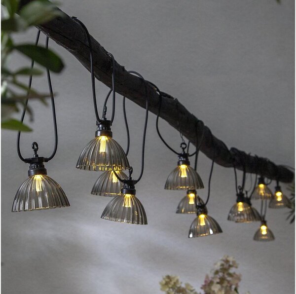 Lanț LED decorativ de exterior CUBONE 12xLED/0,066W/3,2V IP44 Eglo 900215