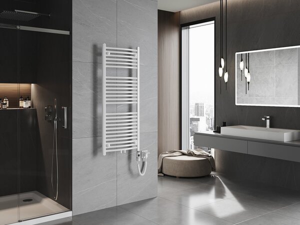 Mexen Ares, element electric de încălzire 1200x500 mm + tijă de încălzire 600 W, alb, W102-1200-500-2600-20