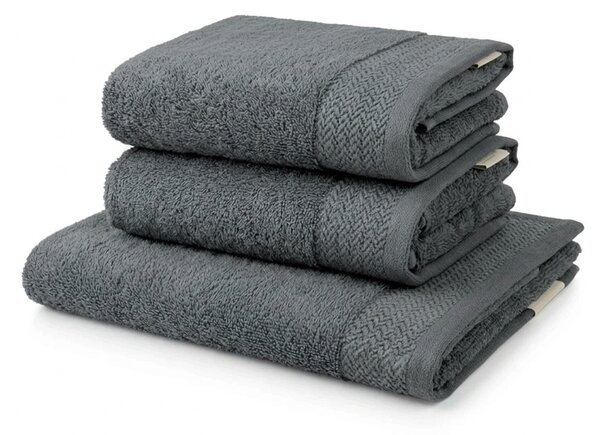 Prosop CLYR 50x100 cm gri inchis, 100% bumbac