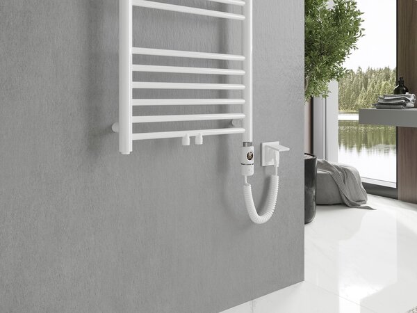 Mexen Yodo, element electric de încălzire 1200x500 mm + tijă de încălzire 600 W, alb, W113-1200-500-2600-20