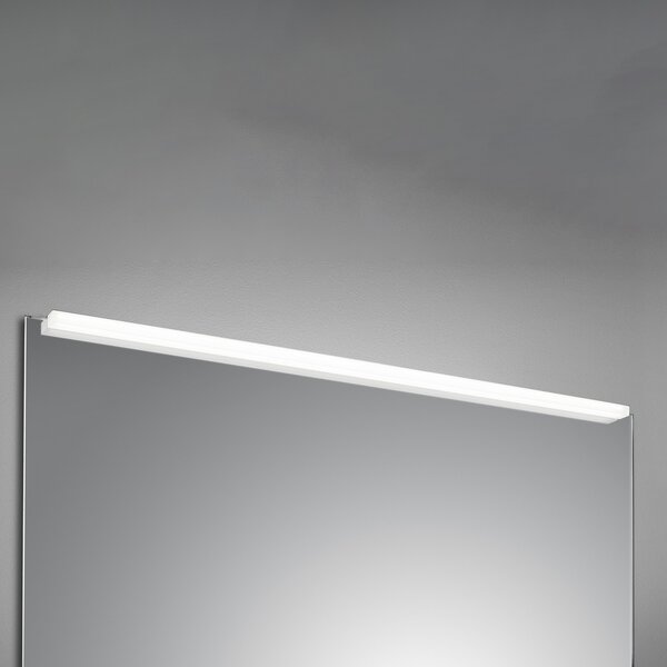 Helestra Onta LED oglindă cu lumină, 120 cm, Alb, Baie, Plastic, Modern