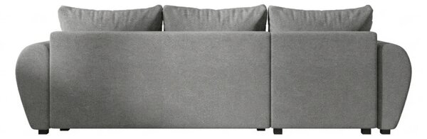 Coltar extensibil de colt SEVIO, gri, reversibil, 246x145 cm + 2 perne GRATUIT
