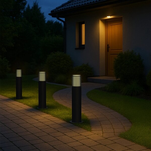 Lampă de exterior KUUSAMO 1xE27/20W/230V 44 cm IP54 graphite