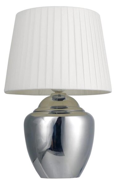 Lampă de masă 1xE27/25W/230V crom lucios