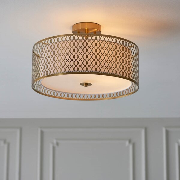 Lustră aplicată Endon 101568 CORDERO 3xE27/10W/230V auriu