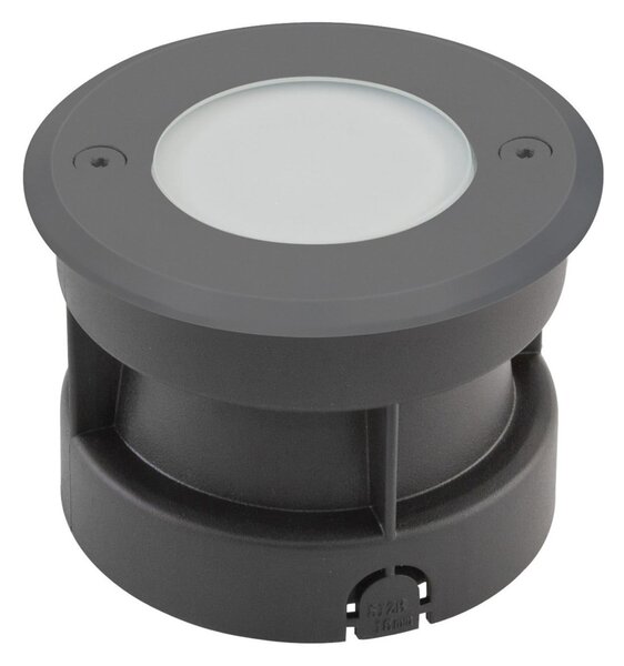 EVN 6722502A lampă LED încast. în sol, 100-240V, Negru, Metal, Modern, Corpuri de iluminat încastrate rotunde