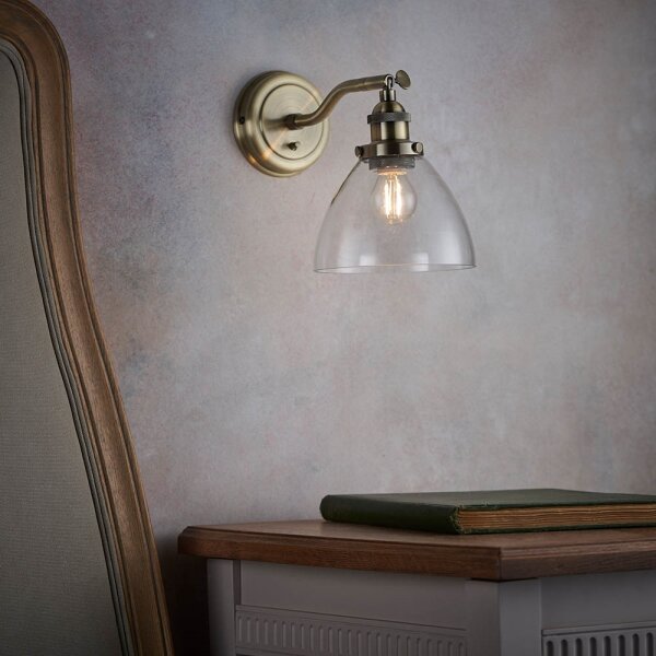 Spot de perete Endon 77273 HANSEN 1xE14/40W/230V alamă