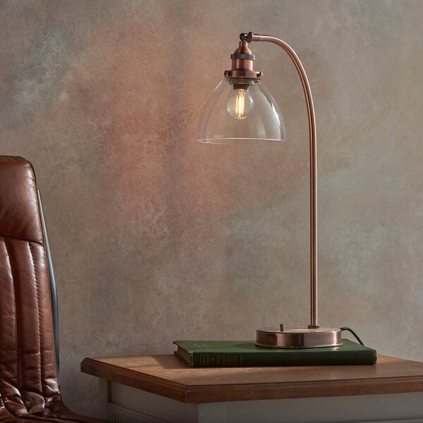 Lampă de masă Endon 77861 HANSEN 1xE27/40W/230V cupru
