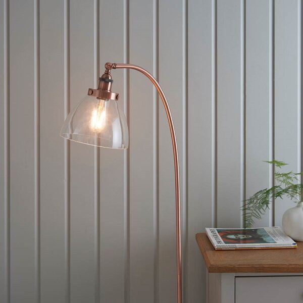 Lampadar Endon 77862 HANSEN 1xE27/40W/230V cupru