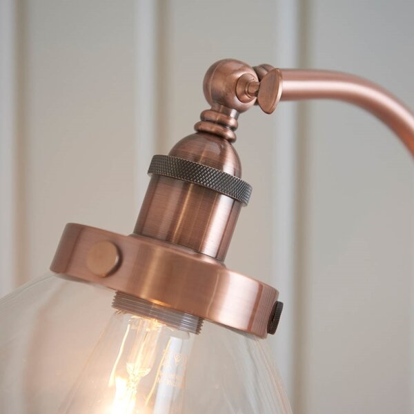Lampadar Endon 77862 HANSEN 1xE27/40W/230V cupru