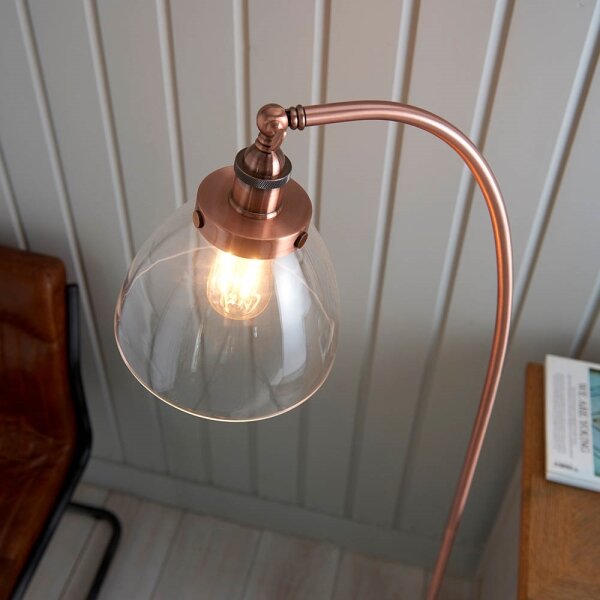 Lampadar Endon 77862 HANSEN 1xE27/40W/230V cupru
