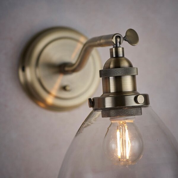 Spot de perete Endon 77273 HANSEN 1xE14/40W/230V alamă