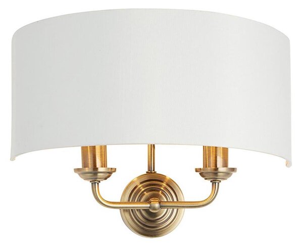 Aplică Endon 98937 HIGHCLERE 2xE14/40W/230V alb/alamă