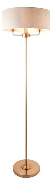 Lampadar Endon 110724 HIGHCLERE 1xE14/40W/230V bej/alamă