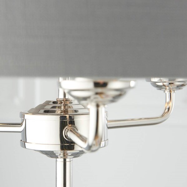 Lampadar Endon 94378 HIGHCLERE 1xE14/40W/230V gri/crom lucios