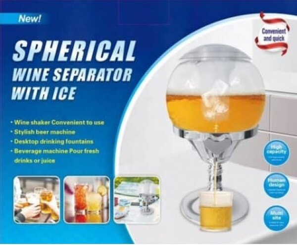 Dozator pentru bauturi cu racitor, compartiment de gheata 3.5L