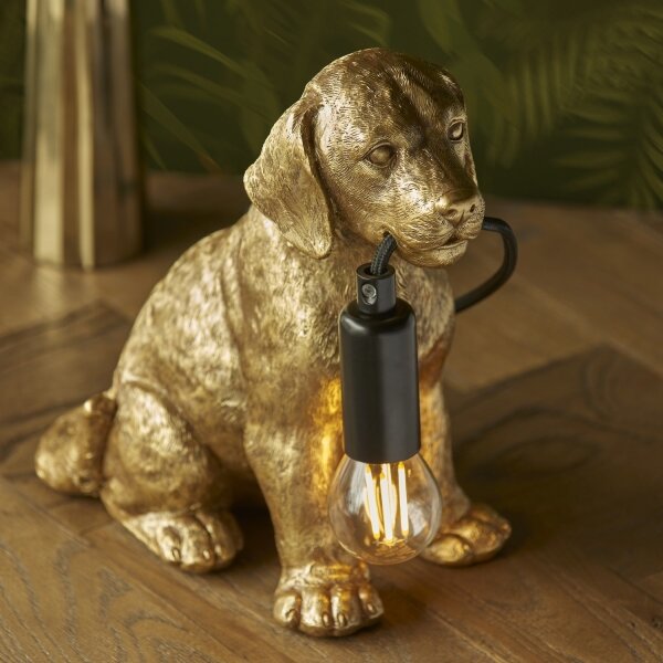 Lampă de masă Endon 107364 PUPPY 1xE14/7W/230V auriu
