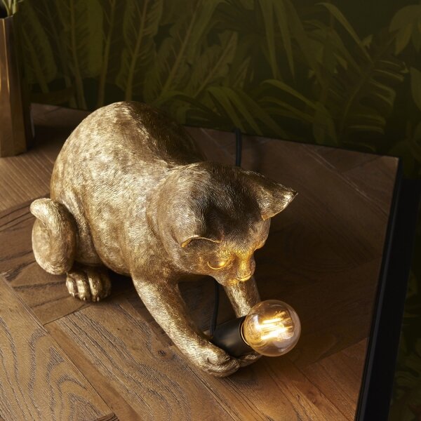 Lampă de masă Endon 107389 KITTEN 1xE14/7W/230V auriu