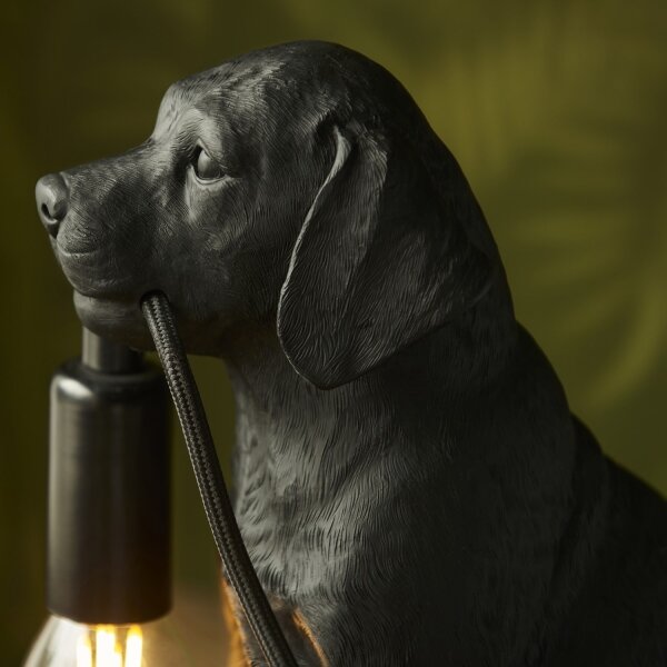 Lampă de masă Endon 107365 PUPPY 1xE14/7W/230V negru