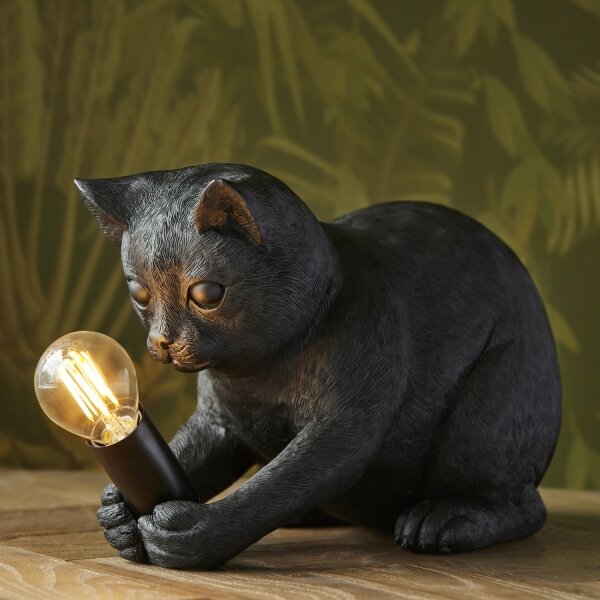 Lampă de masă Endon 107390 KITTEN 1xE14/7W/230V negru
