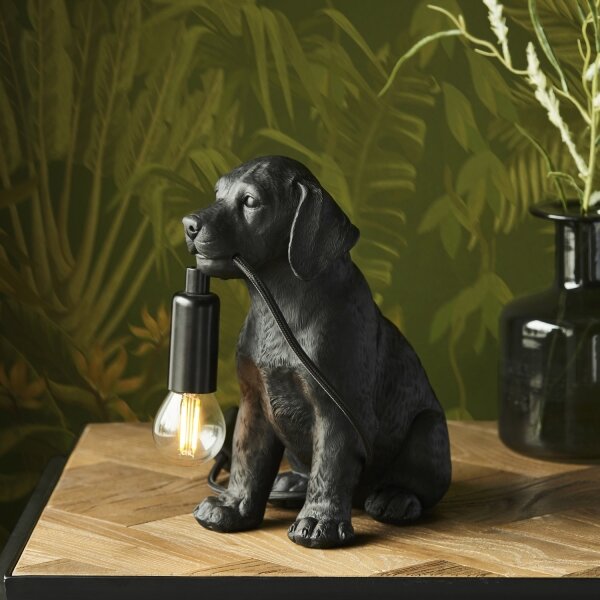 Lampă de masă Endon 107365 PUPPY 1xE14/7W/230V negru