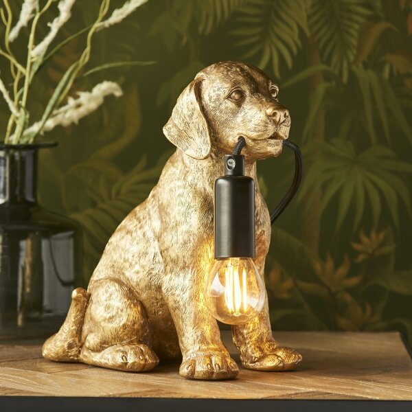 Lampă de masă Endon 107364 PUPPY 1xE14/7W/230V auriu