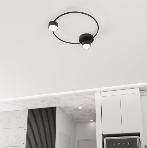 Plafonieră LUCIO 2xGX53/12W/230V negru