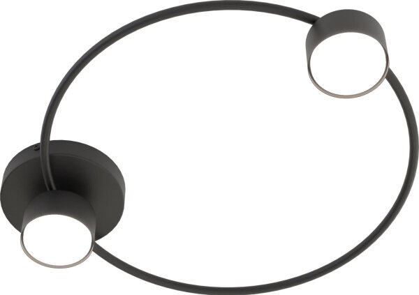Plafonieră LUCIO 2xGX53/12W/230V negru