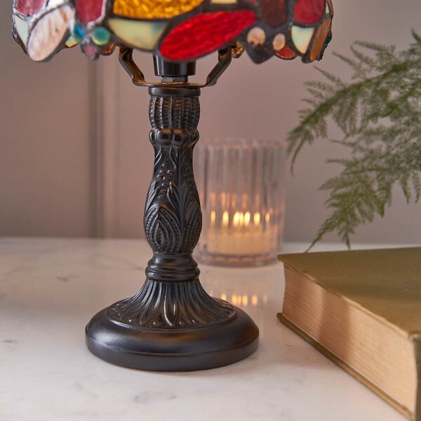Endon 64246 - Lampă de masă Tiffany LORETTE 1xE14/40W/230V, diametru 15 cm