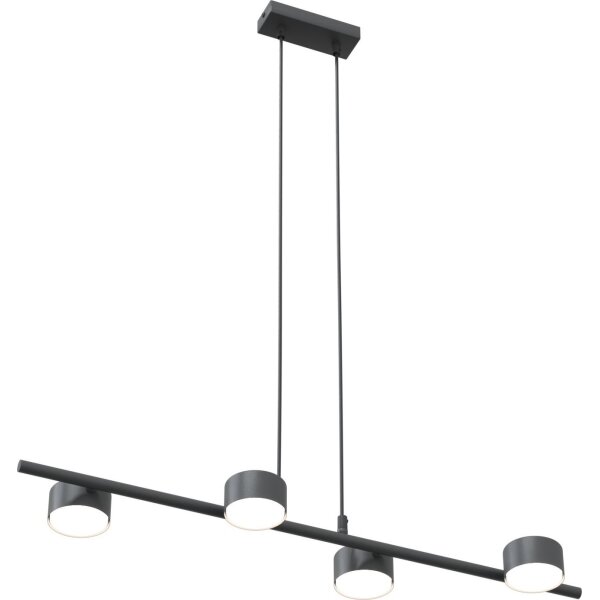 Lustră pe cablu SORA 4xGX53/12W/230V negru