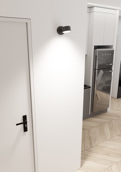 Aplică SORA 1xGX53/12W/230V negru