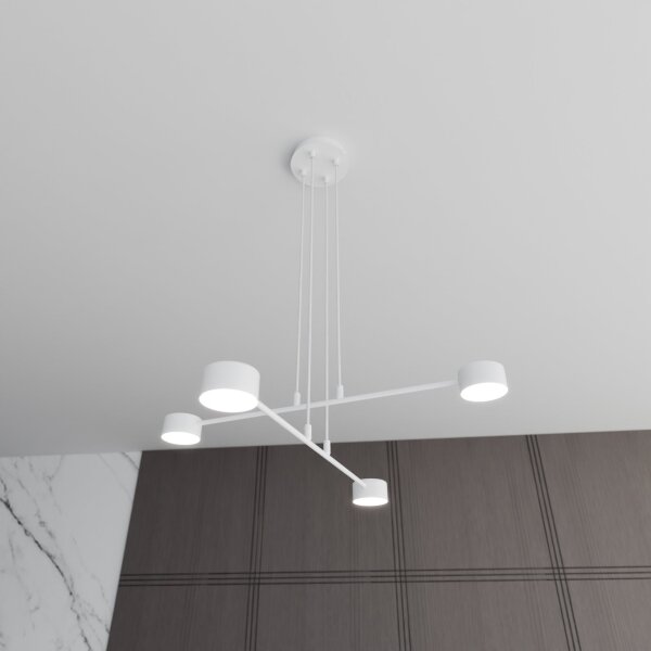 Lustră pe cablu MODUS 4xGX53/10W/230V alb