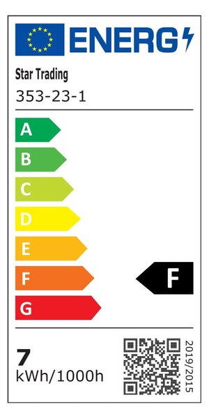 Bec LED cu filament E27, cu lumină caldă și intensitate reglabilă 7 W Soft Glow – Star Trading