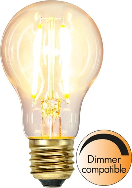 Bec LED cu filament E27, cu lumină caldă și intensitate reglabilă 7 W Soft Glow – Star Trading