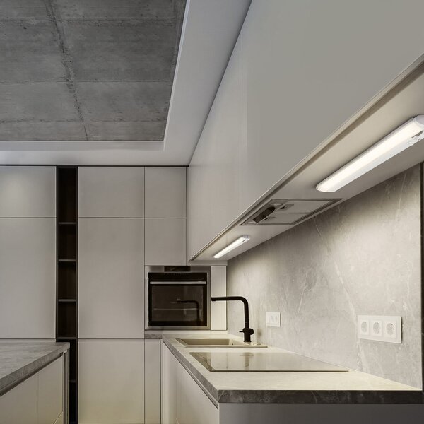 OSRAM Lampa LED pentru mobilă Linear Turn connect albă 55 cm CCT dimabil, reglabil, Alb, Studiu / Birou, Aluminiu, Modern