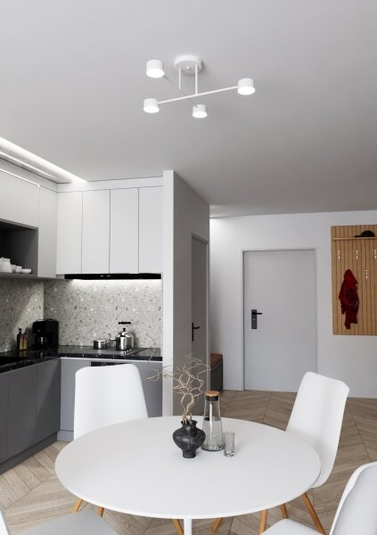 Lustră aplicată HALO 4xGX53/10W/230V alb