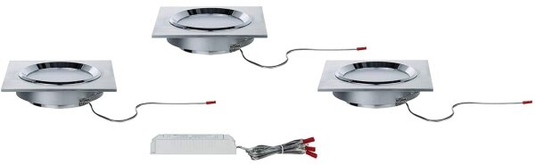 SET 3x corp de iluminat dimabil încastrat Paulmann 92696 LED/8W DICE 230V