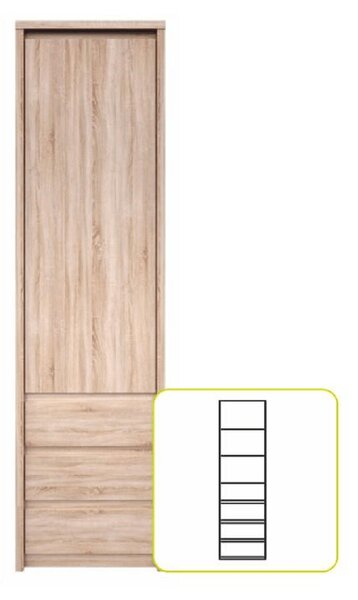 Dulap cu rafturi Rihana Typ 5. 794448
