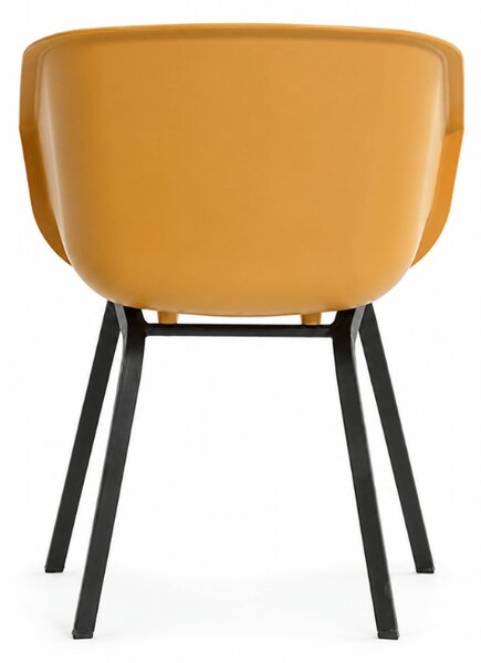 Scaun de dining AMALIA ELEMENT, galbena