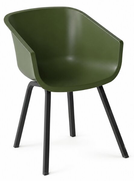 Scaun de masa AMALIA ELEMENT, verde