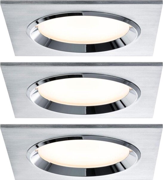 SET 3x corp de iluminat dimabil încastrat Paulmann 92696 LED/8W DICE 230V