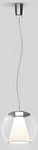Serien Lighting serien.lighting Draft S lampă de suspendare 927 Triac transparent, reglabil, Transparent, Camera de zi / sufragerie, Sticlă, Modern, glob