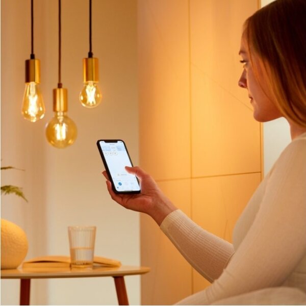SET 2x LED Vintage ST64 E27/6,7W/230V 2000-5000K Wi-Fi -WiZ dimabil