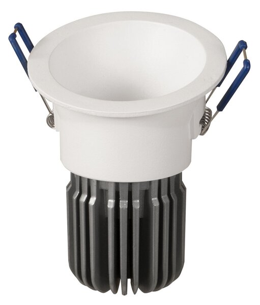 ATILED Lampă LED încast. Toodle rotundă asimetrică, alb, Alb, Camera de zi / sufragerie, Metal, Modern, Corpuri de iluminat încastrate rotunde