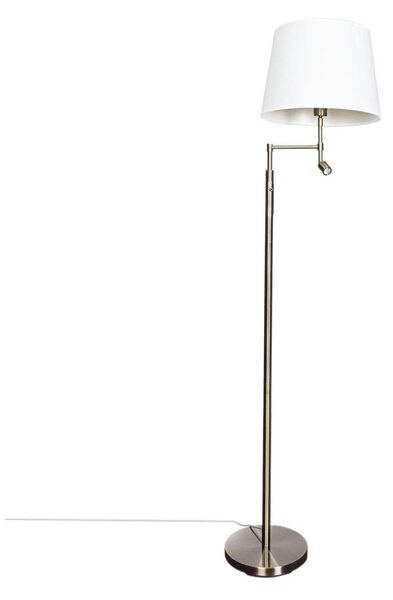 ByRydens 1988780-5504 Lampă de podea ORLANDO 1xE27/5W/230V+LED/3W alb/bronze