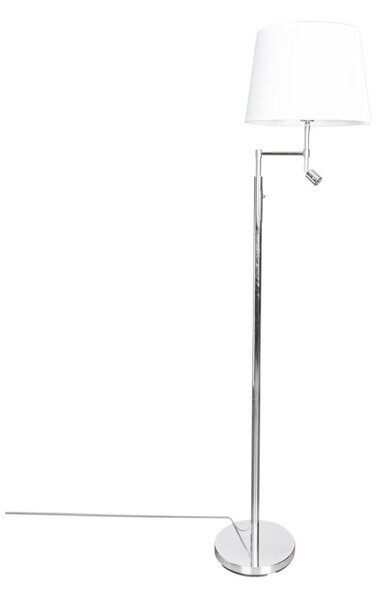 ByRydens 1988780-5000 Lampă de podea ORLANDO 1xE27/5W/230V+LED/3W alb/crom