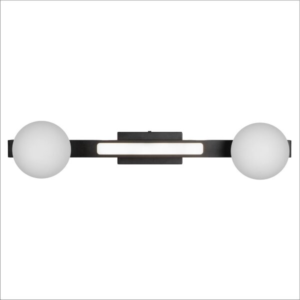 Aplică LED MAGNET LED/13W/230V + 2xG9/60W 3000/4000K negru