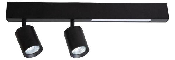 Spot LED MAGNET LED/5W/230V + 2xGU10/60W 3000/4000K negru